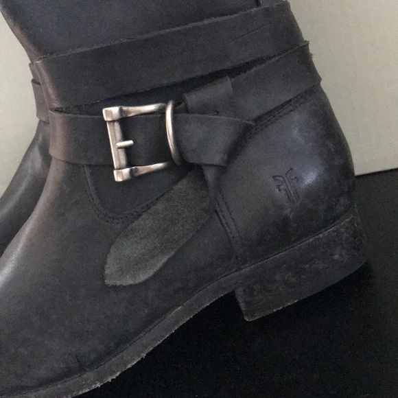 NWT Frye Mellissa Knotted Tall Black Boots Size 7B - Picture 4 of 7